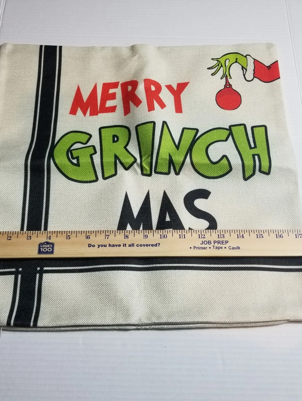 MERRY GRINCH MAS DECORATIVE PILLOW COVER